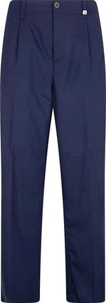 Myths Broeken - Heren - Straight fit broeken - Blauw - XL - Wol - Broeken