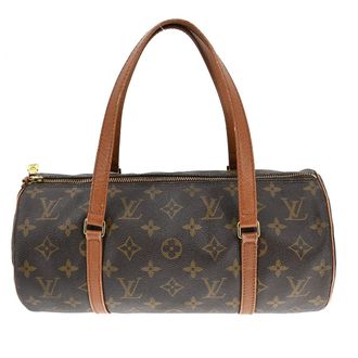 Louis Vuitton Papillon Handbag Monogram Canvas Brown Canvas Handbag (Pre-Owned)