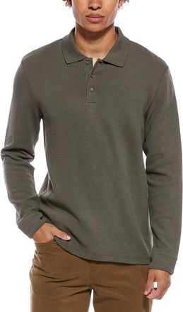 Vince Basket Weave Polo Shirt