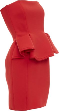 Lanvin Alber Elbaz signature strapless zip dress