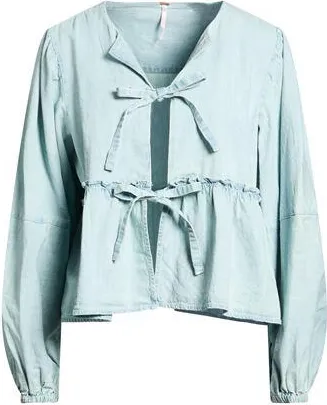 Free People TOPWEAR - Denim shirts on YOOX.COM