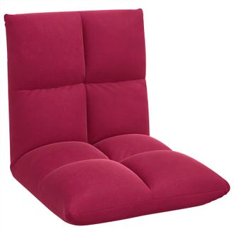 vidaXL Sill&oacute;n Ajustable Rojo Vino Terciopelo Vidaxl