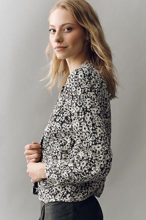 Dear John Denim Kit Quilted Denim Puff Sleeve Jacket