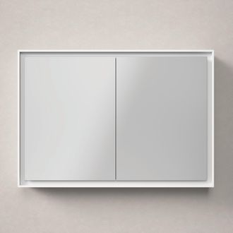 Duravit Duravit L-cube Armoire De Toilette Avec &Eacute;clairage Led, 2 Portes