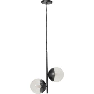Premier Housewares Revive Black Finish Pendant Light