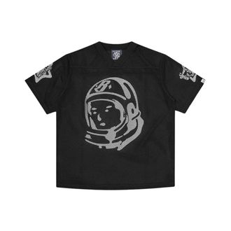 Billionaire Boys Club Tops, Heren, Zwart, L, Polyester, Astro Big Mesh Football T-Shirt