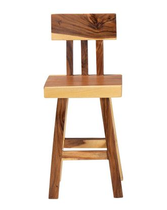 Baxton Studio Luli Suar Wood Counter Stool