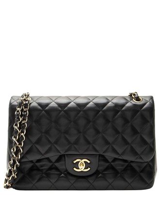 Chanel Lambskin Classic Jumbo Double Flap Bag (Authentic Pre-Loved)