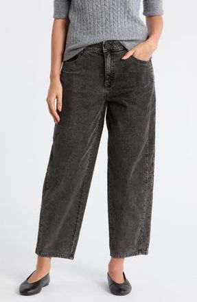 Democracy Absolution Sky Rise Ankle Barrel Leg Jeans in Washed Grey at Nordstrom Rack, Size 14