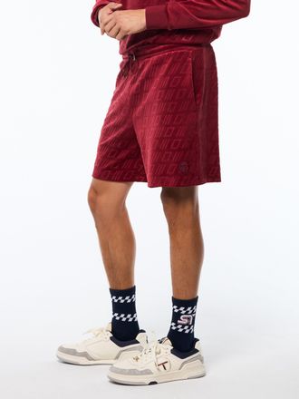 Sergio Tacchini Bandiera Debossed Velour Short
