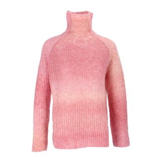 KANGRA Maglione Dolcevita a Coste Inglesi - - Knitwear - Donna - Rosa - S