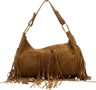 Vanessa Bruno Shoulder Bags, female, Brown, Size: ONE SIZE Epaule Clutch