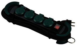 Bachmann Hook Outdoor 4x - Contactos De Pl&aacute;stico Con Interruptor Y Tapas Abatibles (ip44, 4 M)
