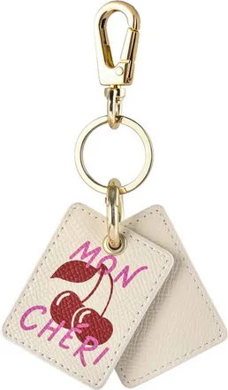 Posh Tech Mirrored Bag Charm for Airtag in White at Nordstrom