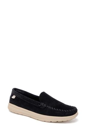 Minnetonka Discover Classic Slip-On Sneaker in Black at Nordstrom, Size 5.5