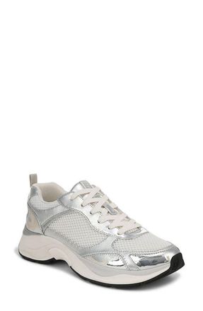 Naturalizer Zoie Sneaker in White/Silver at Nordstrom, Size 6.5