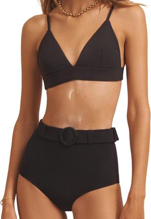Evarae Sabine Bikini Top In Black Coffee