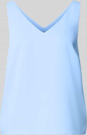 Christian Berg Cocktail Blusentop mit V-Ausschnitt in Sky, Gr&ouml;&szlig;e 32