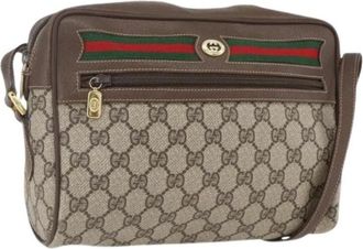 Gucci Pre-owned Cross Body Bag - Dames - Vintage Schoudertas - Beige - ONE Size - Vintage