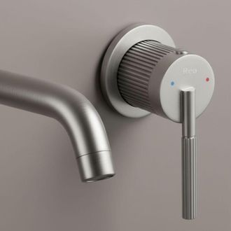 Rea Grifo Empotrado Para Lavabo Rea Argon Brushed Nickel