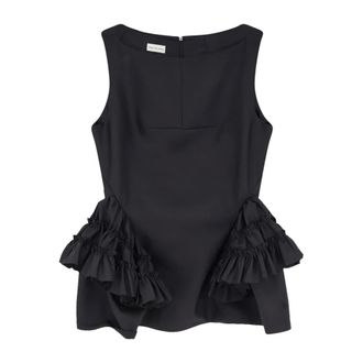 Dries Van Noten Blouses, female, Black, Size: S Dries Van Noten T-shirts and Polos Black