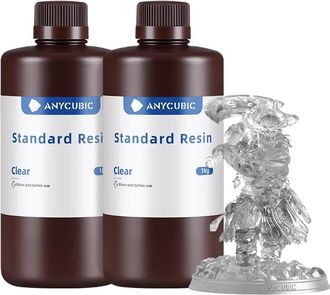 OEM Resina Para Impresi&oacute;n 3d, Longitud De Onda De Curado De 405 Nm, Compatible Con Lcd, 2 Kg Transparente