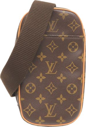 Louis Vuitton Brown Monogram Shoulder Bag (Pre-Owned)