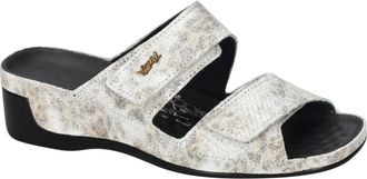 Vital Schoenen, Dames, Grijs, 41 EU, Leer, Tina Wedge