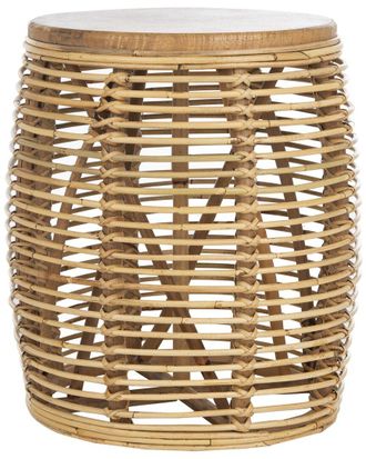 Safavieh Maui Rattan Drum Stool Table