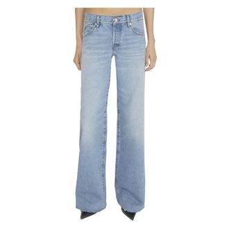 Frame Denim Dames, Jeans, Blauw, Maat: W28 Katoen