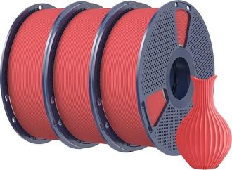 OEM Filamento Para Impresoras 3d De Alta Velocidad, Enrollado Cuidadosamente, Hsmpla Rojo Cereza