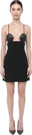 Dsquared2 Black Sweet Heart Neck Mini Dress