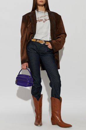 Acne Studios T-shirt With Print, Womens, Grey