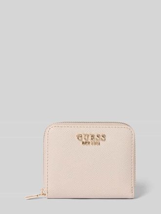 Guess Portemonnaie in Leder-Optik Modell Laurel in Taupe, Gr&ouml;&szlig;e 1