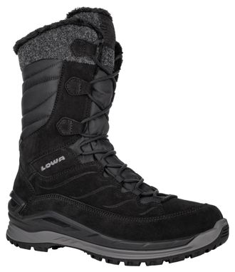 Lowa Winterstiefel LOWA BARINA EVO GTX WS, Damen, Gr. 39, schwarz (schwarz, anthrazit), Leder, Textil, Schuhe Winterstiefel, wasserdicht, winddicht,atmungs