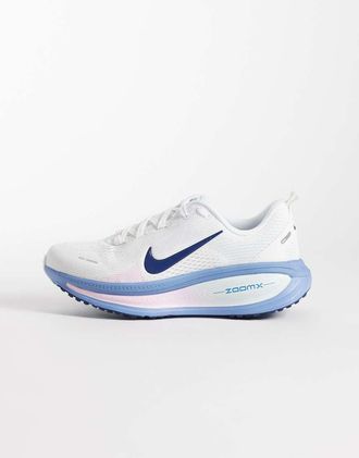 Nike Vomero 18 - Sneakers bianche e blu ardesia-Bianco