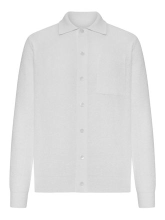 Roberto Collina Military Stitch Cotton And Linen Blend Shirt