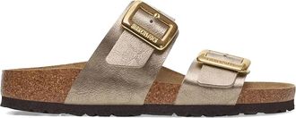 Birkenstock Arizona slides - women - Birko-Flor/Suede/Polyethylene vinyl acetate (PEVA) - 39 Regular - Neutrals