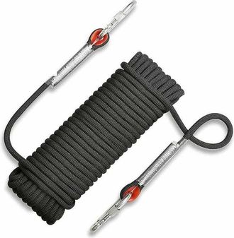 OEM Cuerda De Seguridad Para Escalada Al Aire Libre De 20 M, Antidesgarro, Para Rescate De Monta&ntilde;ismo, 13 Mm De Di&aacute;metro, Color Negro