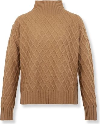 Max Mara Coltruien - Dames - Coltruien - Bruin - S - Truien & Vesten