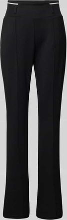 Liu Jo Bootcut Stoffhose mit fixierten B&uuml;gelfalten in Black, Gr&ouml;&szlig;e M