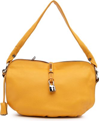 Celine Pre-owned Womens Leather Shoulder Handbag - Orange - One Size