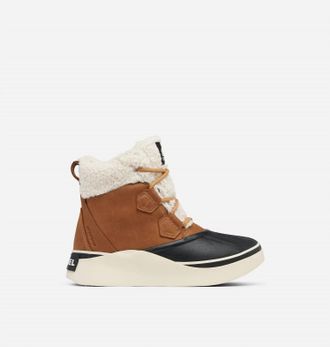 Sorel Womens Out N About Iv Chillz Waterproof Boots In Taffy-Black