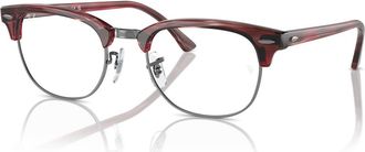 Ray-Ban 51mm Square optical glasses in Red at Nordstrom