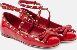 Valentino Garavani Rockstud leather ballet flats
