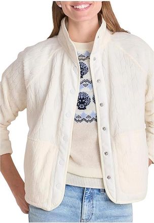 Vineyard Vines Harbor Fleece Jacket Womens Jacket White : XS, Fleece/Polyester