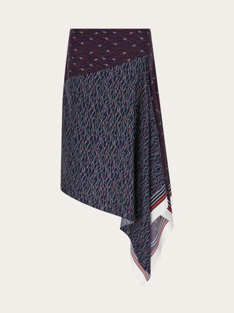 Ferragamo Women Handkerchief skirt Blue