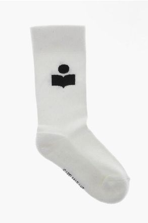 Isabel Marant Solid-color Socks with Contrasting Logo size One Size