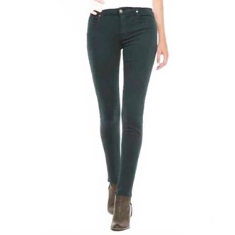 7 For All Mankind Super Soft Stretch Skinny Jean In Forest Green