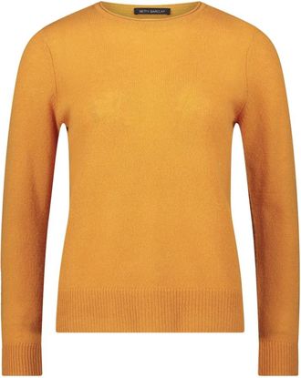 Betty Barclay Truien & Vesten, Dames, Geel, 2Xl, Kasjmier, Kasjmier Trui met Ronde Hals